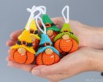 Crochet patterns Halloween amigurumi gnome pumpkin, Crochet pumpkin keychain gnome pattern, Halloween crochet pattern Crochet Halloween gift - Image 8