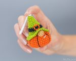 Crochet patterns Halloween amigurumi gnome pumpkin, Crochet pumpkin keychain gnome pattern, Halloween crochet pattern Crochet Halloween gift - Image 10