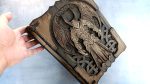 Laser Cut Book Box: A4 Size, Celtic Dragon Design (SVG, PDF, CDR) - Image 2