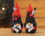 Crochet patterns bundle Halloween gnomes, Halloween Gnome amigurumi pattern, Crochet Halloween decor, Crochet Halloween ornament pattern - Image 4