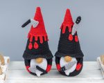 Crochet patterns bundle Halloween gnomes, Halloween Gnome amigurumi pattern, Crochet Halloween decor, Crochet Halloween ornament pattern - Image 10