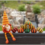 Halloween Crochet patterns bundle: gnome with pumpkin and latte, Halloween crochet Gnome and pumpkin crochet pattern Crochet Halloween decor