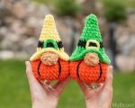 Crochet patterns Plush Halloween amigurumi gnome pumpkin, Crochet pumpkin keychain gnome pattern, Halloween crochet pattern - Image 6