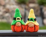 Crochet patterns Plush Halloween amigurumi gnome pumpkin, Crochet pumpkin keychain gnome pattern, Halloween crochet pattern - Image 4