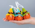 Crochet patterns Halloween amigurumi gnome pumpkin, Crochet pumpkin keychain gnome pattern, Halloween crochet pattern Crochet Halloween gift - Image 7