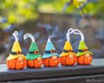 Crochet patterns Halloween amigurumi gnome pumpkin, Crochet pumpkin keychain gnome pattern, Halloween crochet pattern Crochet Halloween gift - Image 4