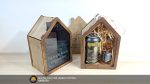 House Gift Box Laser Cut Files, CNC (svg, pdf, cdr) Digital Product