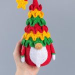 Crochet patterns Christmas tree & crochet gnomes Christmas amigurumi gnome patterns Crochet holiday gnome pattern Christmas crochet ornament - Image 9