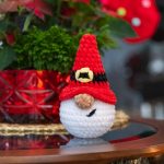 Crochet patterns Plushy gnome Santa, Christmas plushy Santa crochet gnome pattern, Crochet holiday ornaments, Amigurumi pattern Santa gnome - Image 6