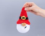 Crochet patterns Plushy gnome Santa, Christmas plushy Santa crochet gnome pattern, Crochet holiday ornaments, Amigurumi pattern Santa gnome - Image 9