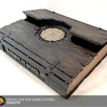 Pirate Book Box Laser Cut Files: SVG, PDF, CDR (Digital Product)