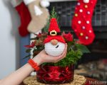 Crochet plush patterns bundle Christmas Snowman & Santa gnomes, Christmas crochet gnome pattern, Crochet holiday ornaments amigurumi pattern - Image 4
