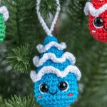 Crochet patterns Christmas tree and Snowman gnome, Christmas crochet gnome ornaments amigurumi pattern, Crochet winter gnome patterns - Image 7