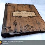 A4 Wooden Binder Laser Cut File: Recipe Book SVG, PDF, CDR