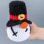 Crochet plush patterns bundle Christmas Snowman & Santa gnomes, Christmas crochet gnome pattern, Crochet holiday ornaments amigurumi pattern - Image 7