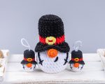 Crochet plush patterns bundle Christmas Snowman & Santa gnomes, Christmas crochet gnome pattern, Crochet holiday ornaments amigurumi pattern - Image 9