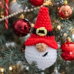 Crochet patterns Plushy gnome Santa, Christmas plushy Santa crochet gnome pattern, Crochet holiday ornaments, Amigurumi pattern Santa gnome - Image 8