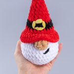 Crochet patterns Plushy gnome Santa, Christmas plushy Santa crochet gnome pattern, Crochet holiday ornaments, Amigurumi pattern Santa gnome - Image 10