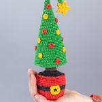 Crochet patterns Christmas tree, Christmas amigurumi pattern, Crochet pattern Christmas ornament, Amigurumi Christmas tree pattern Mufficorn - Image 8