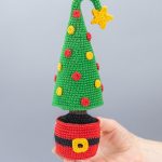 Crochet patterns Christmas tree, Christmas amigurumi pattern, Crochet pattern Christmas ornament, Amigurumi Christmas tree pattern Mufficorn - Image 7