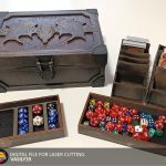 Laser Cut Box SVG: CNC Card & Dice Organizer (Digital Product)