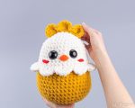 Crochet pattern plush chicken, Crochet bird Amigurumi pattern, Crochet animals easy crochet patterns, Crochet Easter chick pattern - Image 8