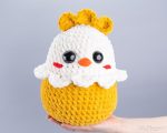 Crochet pattern plush chicken, Crochet bird Amigurumi pattern, Crochet animals easy crochet patterns, Crochet Easter chick pattern - Image 9