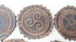 Coaster set 00236. Laser cut files SVG, PDF, CDR Digital product - Image 2