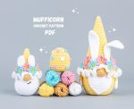 Crochet patterns Easter bunny gnomes with crochet flowers, Crochet bunny amigurumi pattern, Crochet Easter gnomes patterns, Crochet egg - Image 3