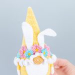 Crochet patterns Easter bunny gnomes with crochet flowers, Crochet bunny amigurumi pattern, Crochet Easter gnomes patterns, Crochet egg - Image 6