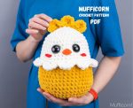 Crochet pattern plush chicken, Crochet bird Amigurumi pattern, Crochet animals easy crochet patterns, Crochet Easter chick pattern