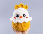 Crochet pattern plush chicken, Crochet bird Amigurumi pattern, Crochet animals easy crochet patterns, Crochet Easter chick pattern - Image 7