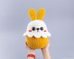 Crochet pattern Easter plushie bunny, Crochet animals Amigurumi pattern, Amigurumi bunny easy crochet patterns, Easter crochet decor - Image 6