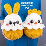 Crochet patterns Easter plushies bunny and chick, Crochet animals Amigurumi pattern, Easyamigurumi  crochet patterns, Easter crochet chicken