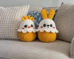 Crochet patterns Easter plushies bunny and chick, Crochet animals Amigurumi pattern, Easyamigurumi  crochet patterns, Easter crochet chicken - Image 7