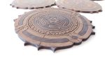 Coaster set 00236. Laser cut files SVG, PDF, CDR Digital product - Image 3