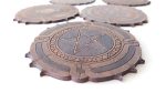 Coaster set 00236. Laser cut files SVG, PDF, CDR Digital product - Image 5