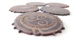 Coaster set 00236. Laser cut files SVG, PDF, CDR Digital product - Image 7
