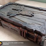Laser Cut Book Box: Board Game Storage, SVG PDF CDR Files (Digital Product)
