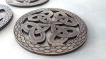 Coaster set 00239. Laser cut files SVG, PDF, CDR Digital product - Image 4