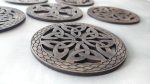 Coaster set 00239. Laser cut files SVG, PDF, CDR Digital product - Image 6
