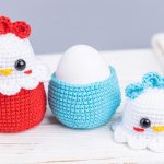 Crochet pattern Easter egg cozy, Crochet chicken Amigurumi pattern, Crochet animals easy crochet patterns, Crochet chicken Easter decor pdf - Image 10