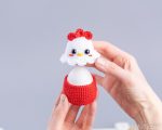 Crochet pattern Easter egg cozy, Crochet chicken Amigurumi pattern, Crochet animals easy crochet patterns, Crochet chicken Easter decor pdf - Image 7