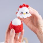 Crochet pattern Easter egg cozy, Crochet chicken Amigurumi pattern, Crochet animals easy crochet patterns, Crochet chicken Easter decor pdf - Image 8