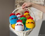Crochet pattern Plushy Easter chicken, Crochet bird Amigurumi pattern, Crochet animals easy crochet patterns, Crochet chicken pillow - Image 9