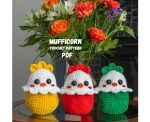Crochet pattern Plushy Easter chicken, Crochet bird Amigurumi pattern, Crochet animals easy crochet patterns, Crochet chicken pillow - Image 3