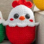 Crochet pattern Plushy Easter chicken, Crochet bird Amigurumi pattern, Crochet animals easy crochet patterns, Crochet chicken pillow - Image 8