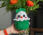 Crochet pattern Plushy Easter chicken, Crochet bird Amigurumi pattern, Crochet animals easy crochet patterns, Crochet chicken pillow - Image 9