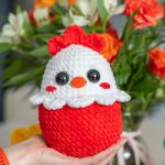 Crochet pattern Plushy Easter chicken, Crochet bird Amigurumi pattern, Crochet animals easy crochet patterns, Crochet chicken pillow - Image 5
