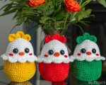 Crochet pattern Plushy Easter chicken, Crochet bird Amigurumi pattern, Crochet animals easy crochet patterns, Crochet chicken pillow - Image 10